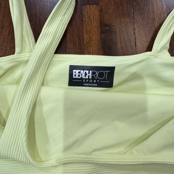 Beach Riot Lemon Sports Bra - Picture 5 of 6